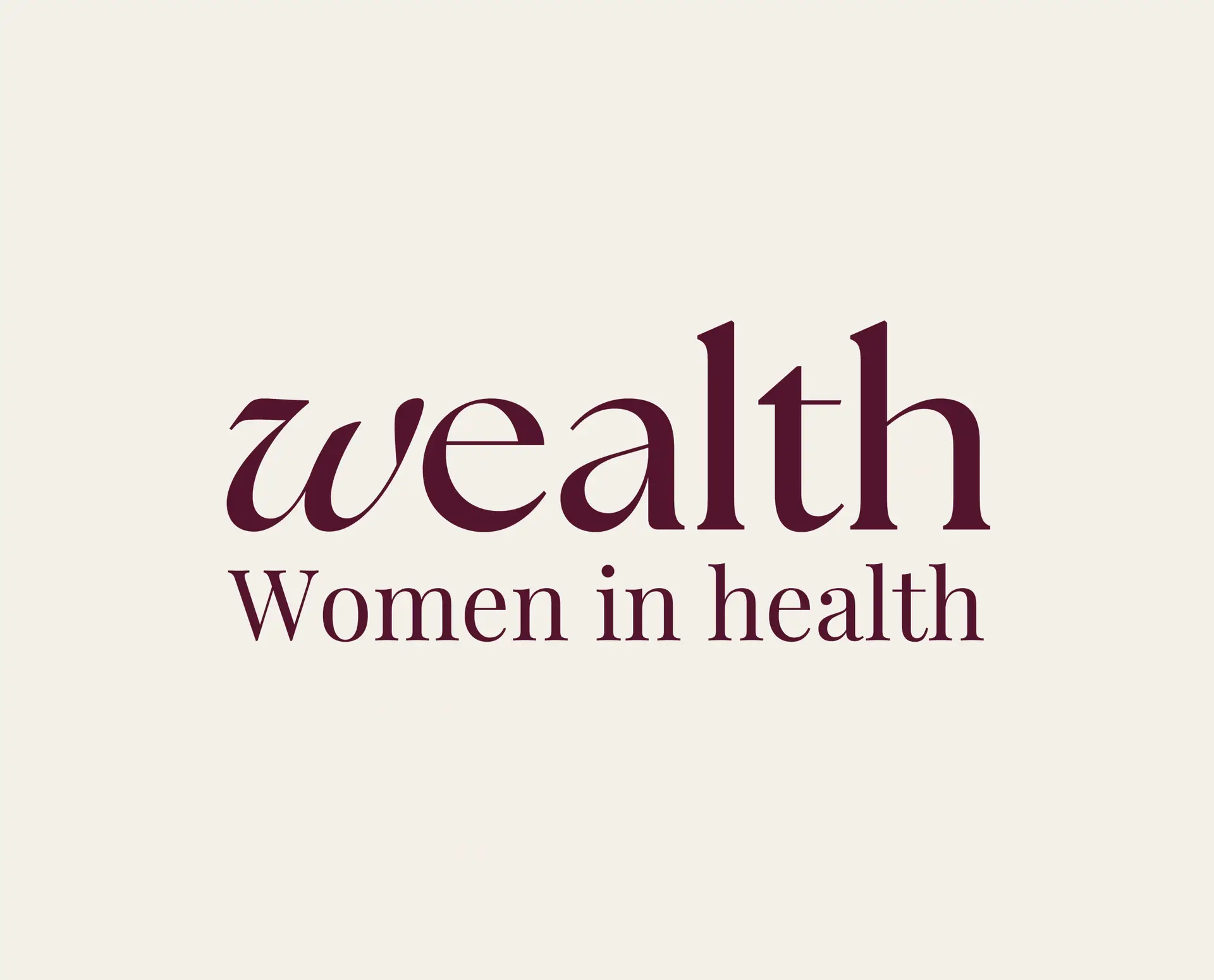 Final WEALTH logo design with interwoven organic shapes representing collaboration